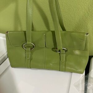 Jones New York Olive Green Shoulder Bag